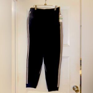 Ideology Joggers BNWT Men’s Large Black White Stripes Size 36-38